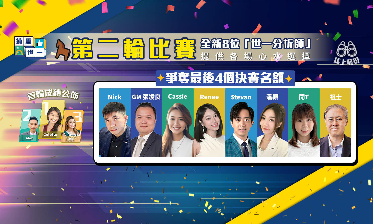 首輪初賽結果出爐　4位分析師勇闖決賽！ 